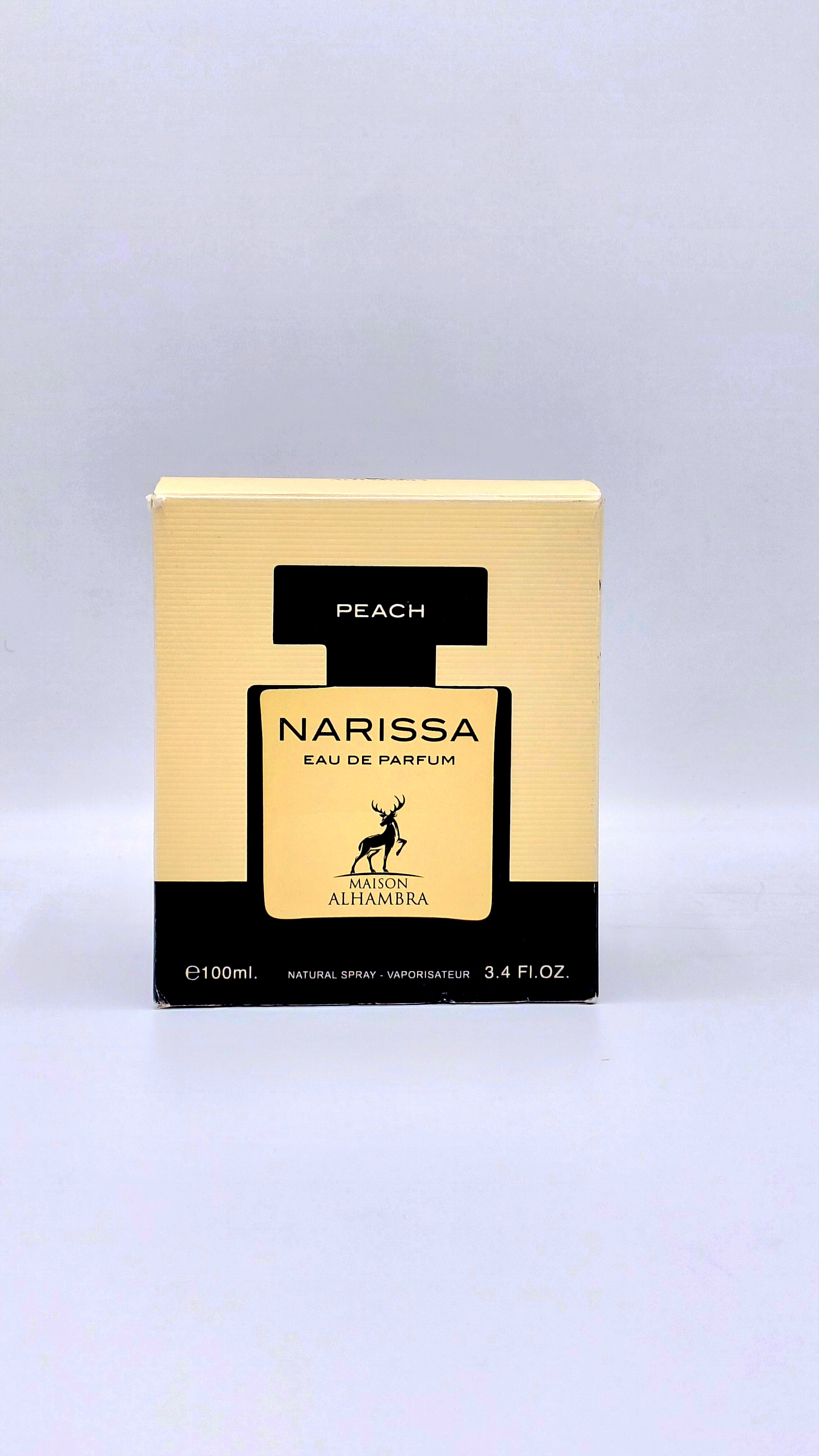 ادکلن زنانه نارسیس پودری الحمبرا NARISSA